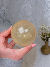 Load image into Gallery viewer, Honey calcite sphere

