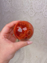 Load image into Gallery viewer, Carnelian sphere
