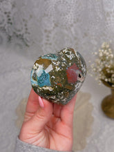 Load image into Gallery viewer, Ocean/sea jasper heart
