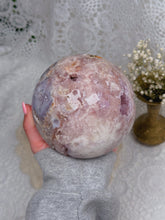 Load image into Gallery viewer, Pink amethyst sphere
