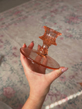 Load image into Gallery viewer, Vintage pink glass stand (2 available)
