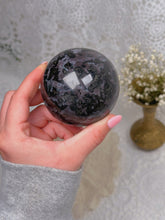 Load image into Gallery viewer, Indigo gabbro sphere
