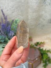 Load image into Gallery viewer, Quartz with rutile tower
