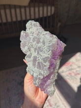 Load image into Gallery viewer, Sugar druzy amethyst cluster (rare from Brazil)
