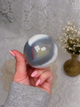 Load image into Gallery viewer, Orca agate sphere
