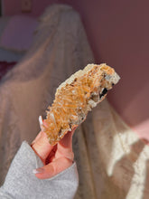 Load image into Gallery viewer, Needle quartz “sandwich” cluster
