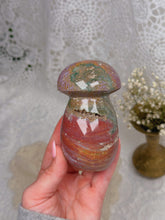 Load image into Gallery viewer, Ocean/sea jasper mushroom
