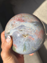 Load image into Gallery viewer, Sea/ocean jasper sphere
