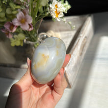 Load image into Gallery viewer, Orca &amp; moss agate palmstone

