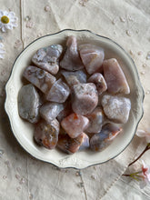 Load image into Gallery viewer, Flower agate tumble (set of 2)
