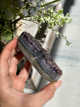 Load image into Gallery viewer, Druzy amethyst heart
