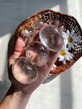 Load image into Gallery viewer, Clear quartz palmstone
